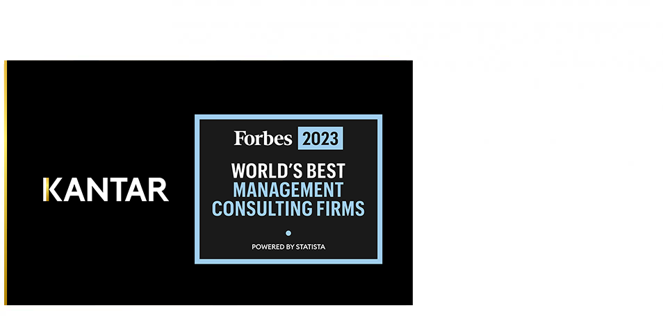 Kantar凱度榮獲2023 Forbes 富比世評選為全球最佳管理顧問公司 