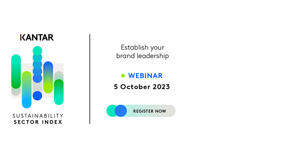 Webinar: 2023 Kantar Sustainability Sector Index Launching